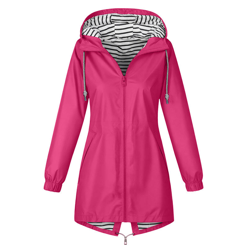 📢📢50% Rabatt!!! 🎉✨ Wasserdichte Outdoor-Kapuzenjacke für Damen – Wasserdichtes Material, atmungsaktiver Stoff und praktische Kapuze – perfekt für Wanderungen, Outdoor-Abenteuer & den aktiven Alltag. Jetzt -50%!