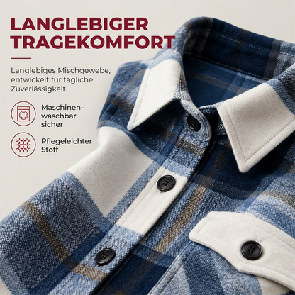 🔥 Die neuen Lieblingsteile sind da – und sie sind schon jetzt ein Hit! Legeres kariertes Damen-Hemdjacke mit Knopfleiste in langem Schnitt