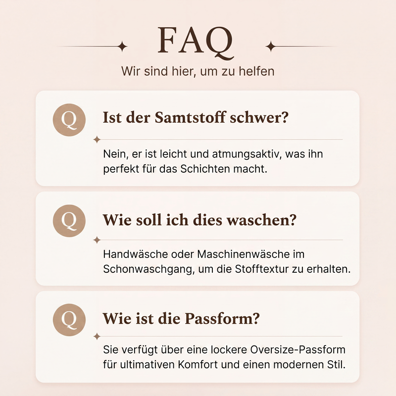 📢🎉50%Rabatt!!!🛍️✨Samt-Oberteil mit 3/4-Ärmeln und Halb-Reißverschluss für Damen