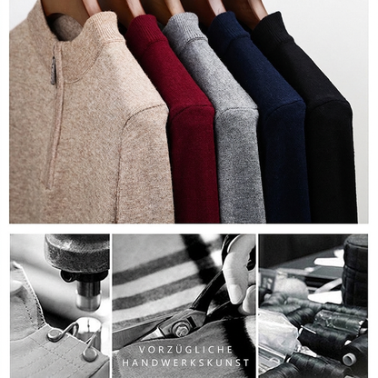 🧶 50% Rabatt | Leichter Komfort & smarter Style – Herren Half-Zip Pullover