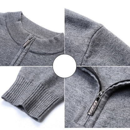 🧶 50% Rabatt | Leichter Komfort & smarter Style – Herren Half-Zip Pullover
