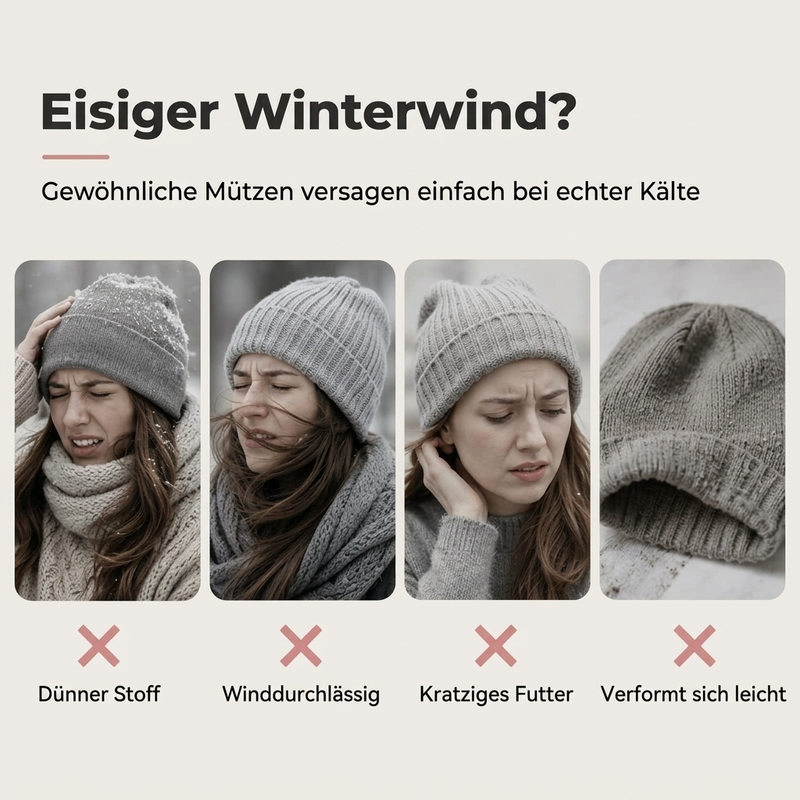 🧢 Hochwertige Wintermütze im kuscheligen Design – Angenehmes Tragegefühl, moderne Passform und durchdachte Details – ein Must-have für deine Wintergarderobe. Jetzt 50% Rabatt!