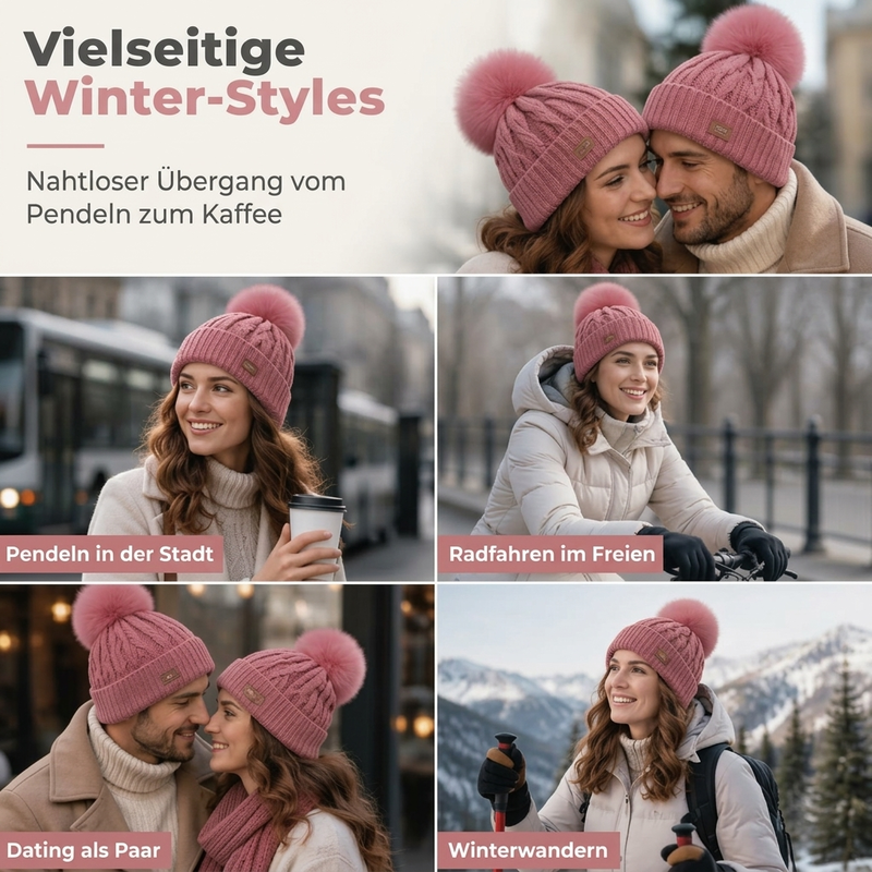 🧢 Hochwertige Wintermütze im kuscheligen Design – Angenehmes Tragegefühl, moderne Passform und durchdachte Details – ein Must-have für deine Wintergarderobe. Jetzt 50% Rabatt!