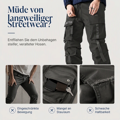 📢🎉50%Rabatt!!!🛍️✨Weite Cargohose für Herren