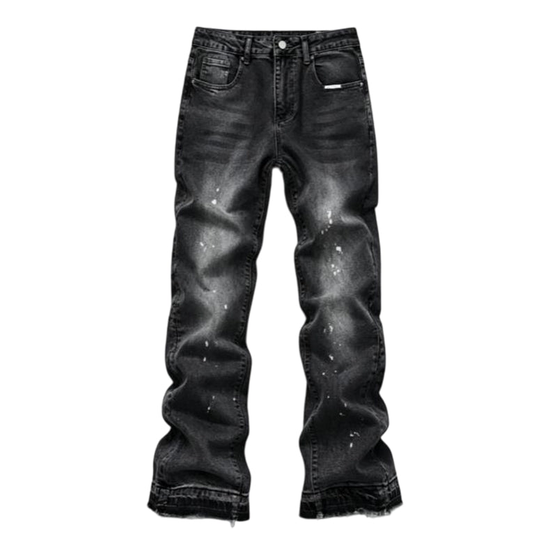 📢📢50% Rabatt!!! 🎉✨ Herren-Jeans im Urban-Streetstyle – Farbspritzer-Optik & Used-Look Denim