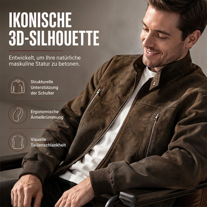 📢📢50% Rabatt!!! 🎉✨ Herren Retro Bomberjacke mit Stehkragen