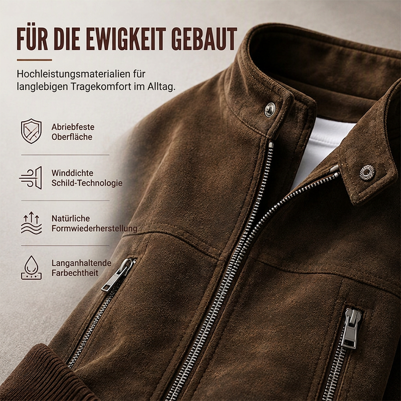 📢📢50% Rabatt!!! 🎉✨ Herren Retro Bomberjacke mit Stehkragen