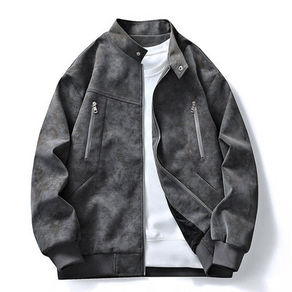 📢📢50% Rabatt!!! 🎉✨ Herren Retro Bomberjacke mit Stehkragen
