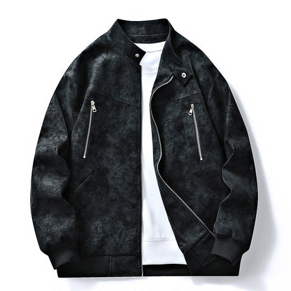 📢📢50% Rabatt!!! 🎉✨ Herren Retro Bomberjacke mit Stehkragen