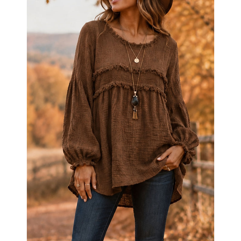 💎🌸 Neuheiten – Boho-Oberteil mit Fransen – bequem und vielseitig