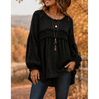 💎🌸 Neuheiten – Boho-Oberteil mit Fransen – bequem und vielseitig