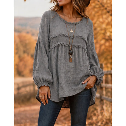💎🌸 Neuheiten – Boho-Oberteil mit Fransen – bequem und vielseitig