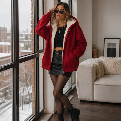 📢🎉50%Rabatt!!!🛍️✨Warme Damen-Kapuzenjacke für den Winter
