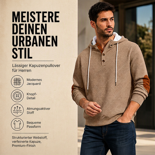 📢🎉50%Rabatt!!!🛍️✨Herren Freizeit-Jacquard-Kapuzenpullover