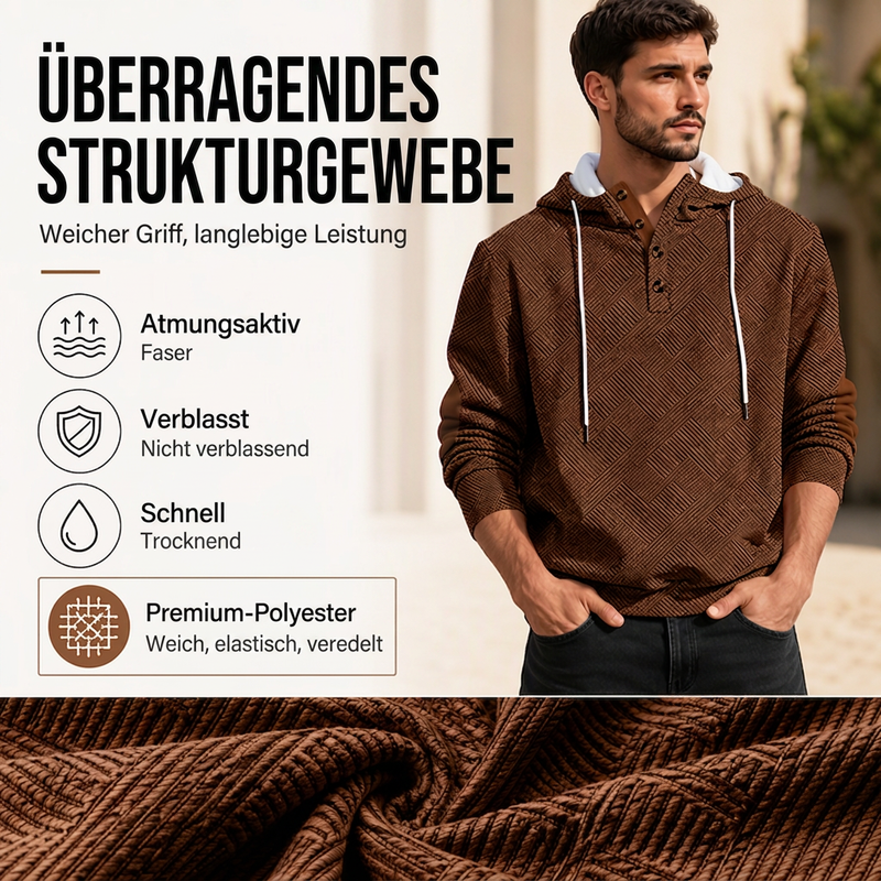📢🎉50%Rabatt!!!🛍️✨Herren Freizeit-Jacquard-Kapuzenpullover