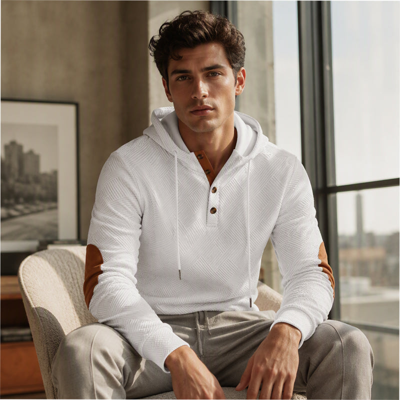 📢🎉50%Rabatt!!!🛍️✨Herren Freizeit-Jacquard-Kapuzenpullover