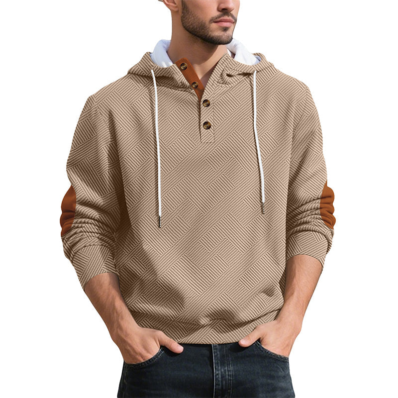 📢🎉50%Rabatt!!!🛍️✨Herren Freizeit-Jacquard-Kapuzenpullover