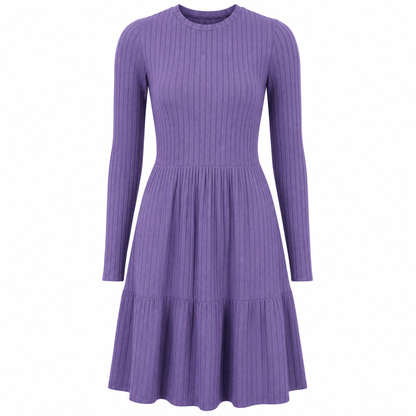 📢📢50% Rabatt!!! 🎉✨ Gestreiftes figurbetontes Freizeitkleid für Damen
