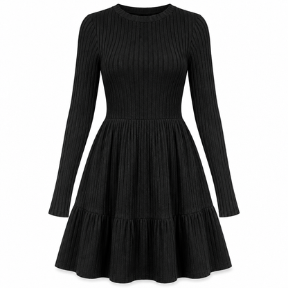 📢📢50% Rabatt!!! 🎉✨ Gestreiftes figurbetontes Freizeitkleid für Damen