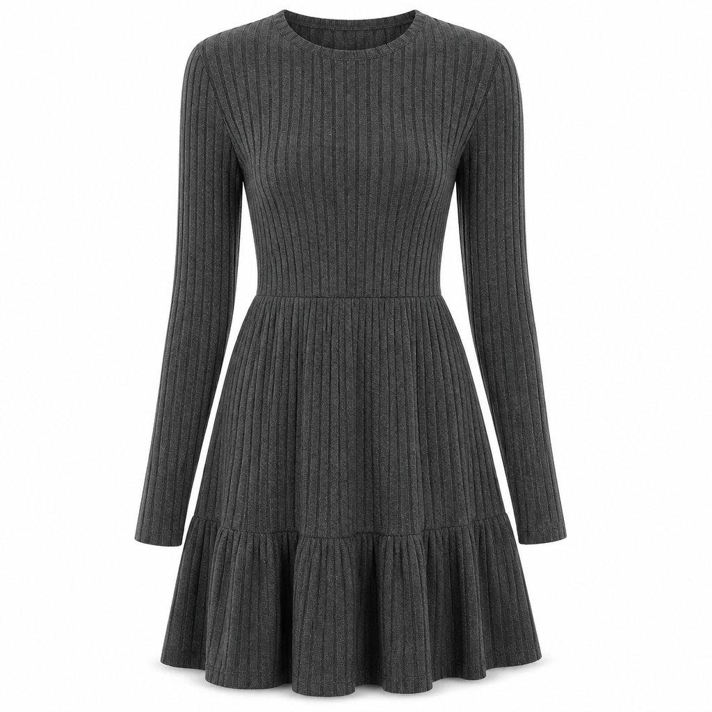 📢📢50% Rabatt!!! 🎉✨ Gestreiftes figurbetontes Freizeitkleid für Damen