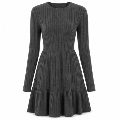 📢📢50% Rabatt!!! 🎉✨ Gestreiftes figurbetontes Freizeitkleid für Damen