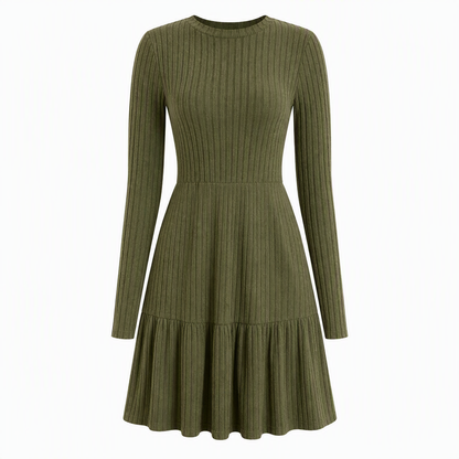 📢📢50% Rabatt!!! 🎉✨ Gestreiftes figurbetontes Freizeitkleid für Damen