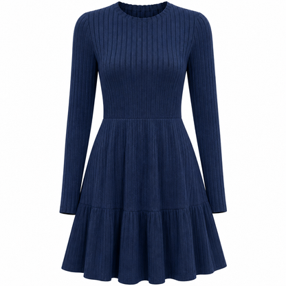 📢📢50% Rabatt!!! 🎉✨ Gestreiftes figurbetontes Freizeitkleid für Damen