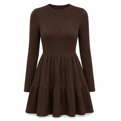 📢📢50% Rabatt!!! 🎉✨ Gestreiftes figurbetontes Freizeitkleid für Damen
