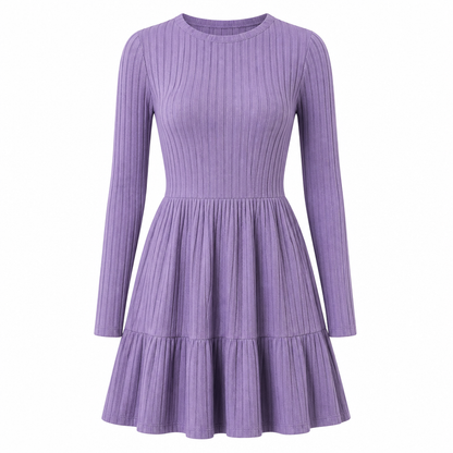 📢📢50% Rabatt!!! 🎉✨ Gestreiftes figurbetontes Freizeitkleid für Damen