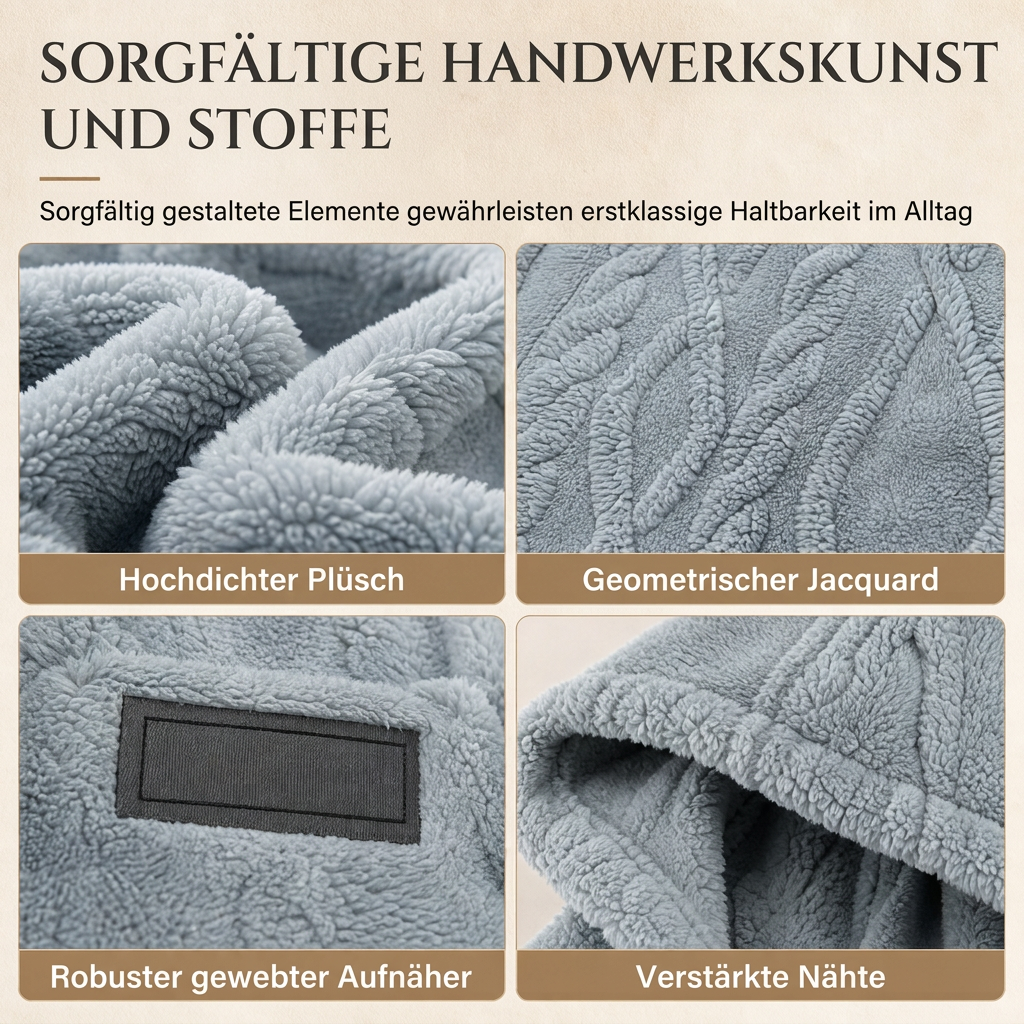 📢📢50%Rabatt!!!🎉✨Herren Winter Kapuzenpullover mit Fleecefutter, Jacquard-Muster, langärmeliges Sweatshirt für Freizeit und Outdoor-Aktivitäten
