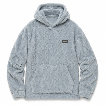 📢📢50%Rabatt!!!🎉✨Herren Winter Kapuzenpullover mit Fleecefutter, Jacquard-Muster, langärmeliges Sweatshirt für Freizeit und Outdoor-Aktivitäten