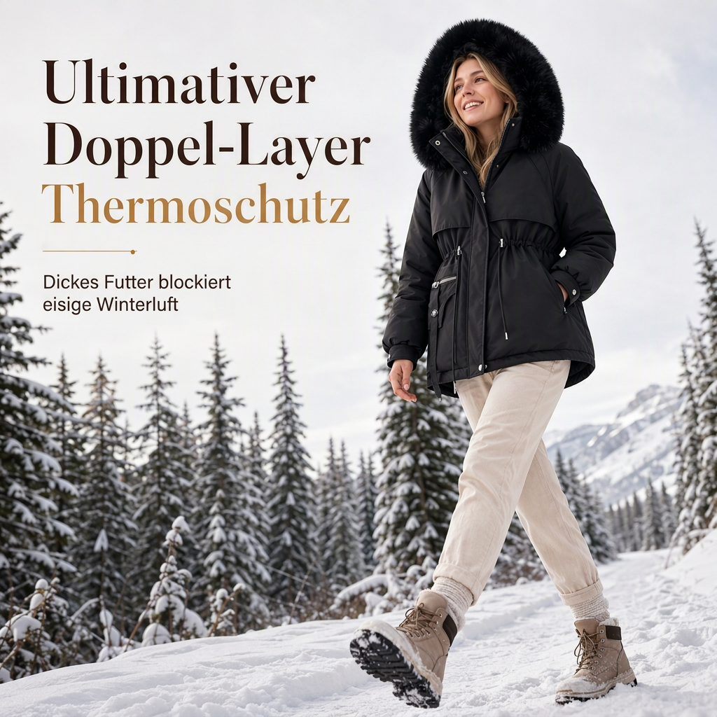 📢📢50%Rabatt!!!🎉✨Winterliche Kunstfell-Parka für Damen