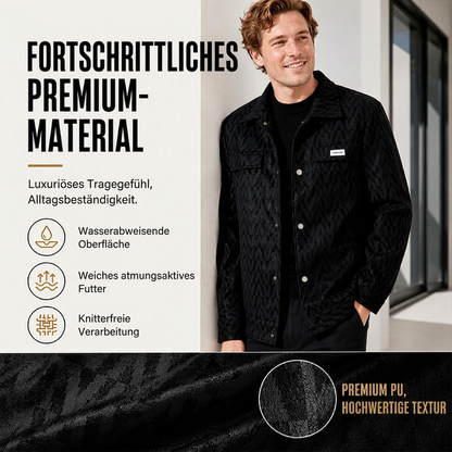 📢📢50% Rabatt!!! 🎉✨ Herrenjacke mit V-förmig geprägtem Revers