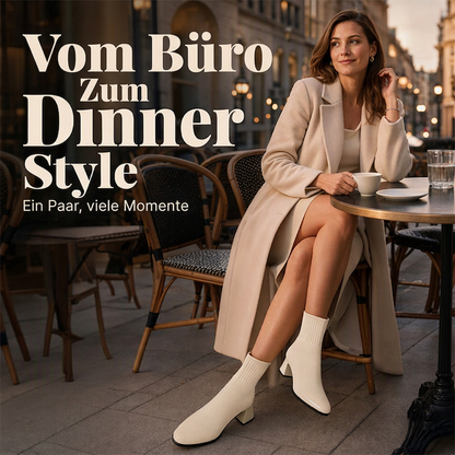 📢📢50% Rabatt!!! 🎉✨ Elastische Sockenstiefel aus Strick für Damen