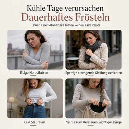 💎🔥 Bestseller – Warmes Langarmshirt mit Taschen – bequem