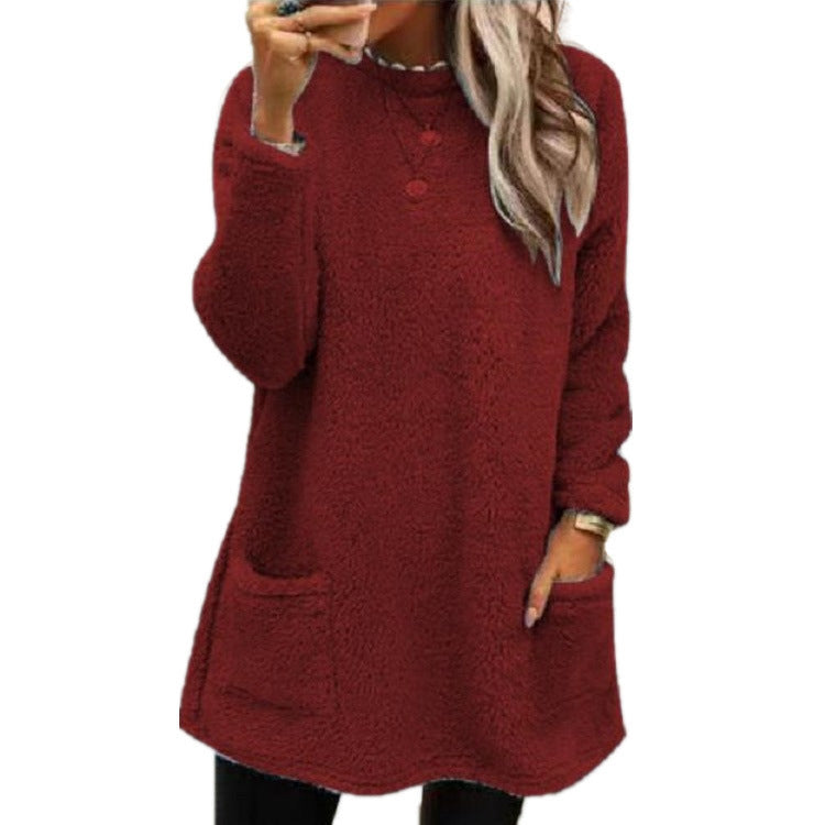 💎🔥 Bestseller – Warmes Langarmshirt mit Taschen – bequem