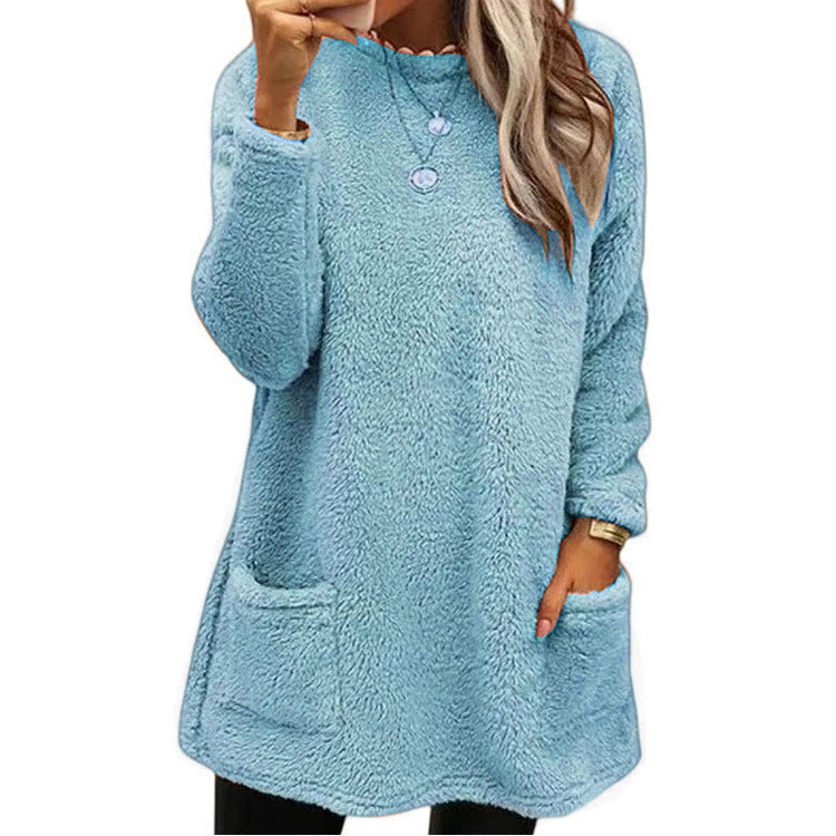 💎🔥 Bestseller – Warmes Langarmshirt mit Taschen – bequem