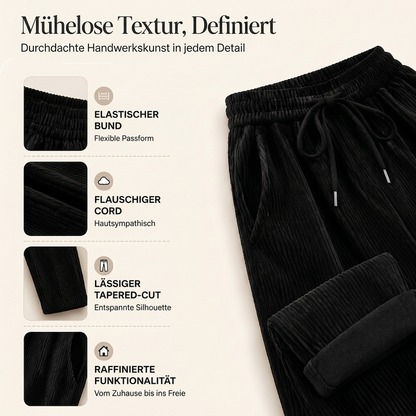 📢📢50% Rabatt!!! 🎉✨ Legere gerippte Damenhose mit Kordelzug in der Taille