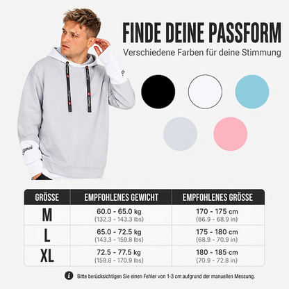 📢📢50% Rabatt!!! 🎉✨ Herren-Lässiges Fake-2-Teile-Kapuzensweatshirt
