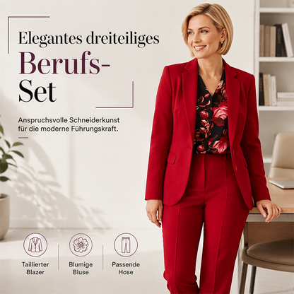 ⭐ 4,9 Sterne – nicht ohne Grund! Elegantes 3-teiliges Büro-Anzugset für Damen