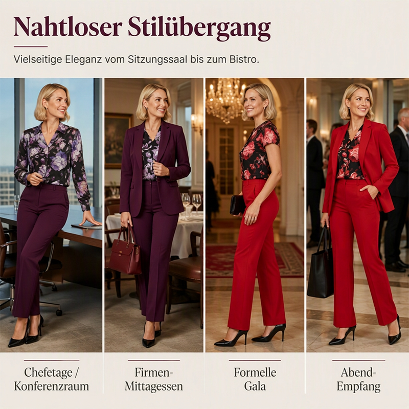⭐ 4,9 Sterne – nicht ohne Grund! Elegantes 3-teiliges Büro-Anzugset für Damen