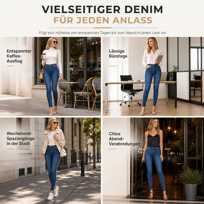 📢📢50% Rabatt!!! 🎉✨ Damen Hochbund Dehnbare Jeanshosen