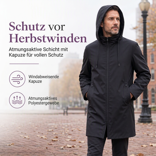 📢📢50% Rabatt!!! 🎉✨ Schlanke taillierte Windjacke mit Kapuze für Herren