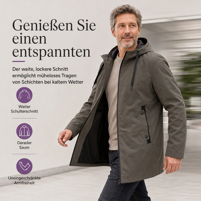 📢📢50% Rabatt!!! 🎉✨ Schlanke taillierte Windjacke mit Kapuze für Herren