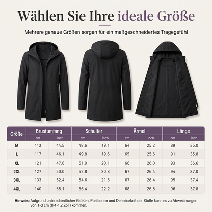 📢📢50% Rabatt!!! 🎉✨ Schlanke taillierte Windjacke mit Kapuze für Herren