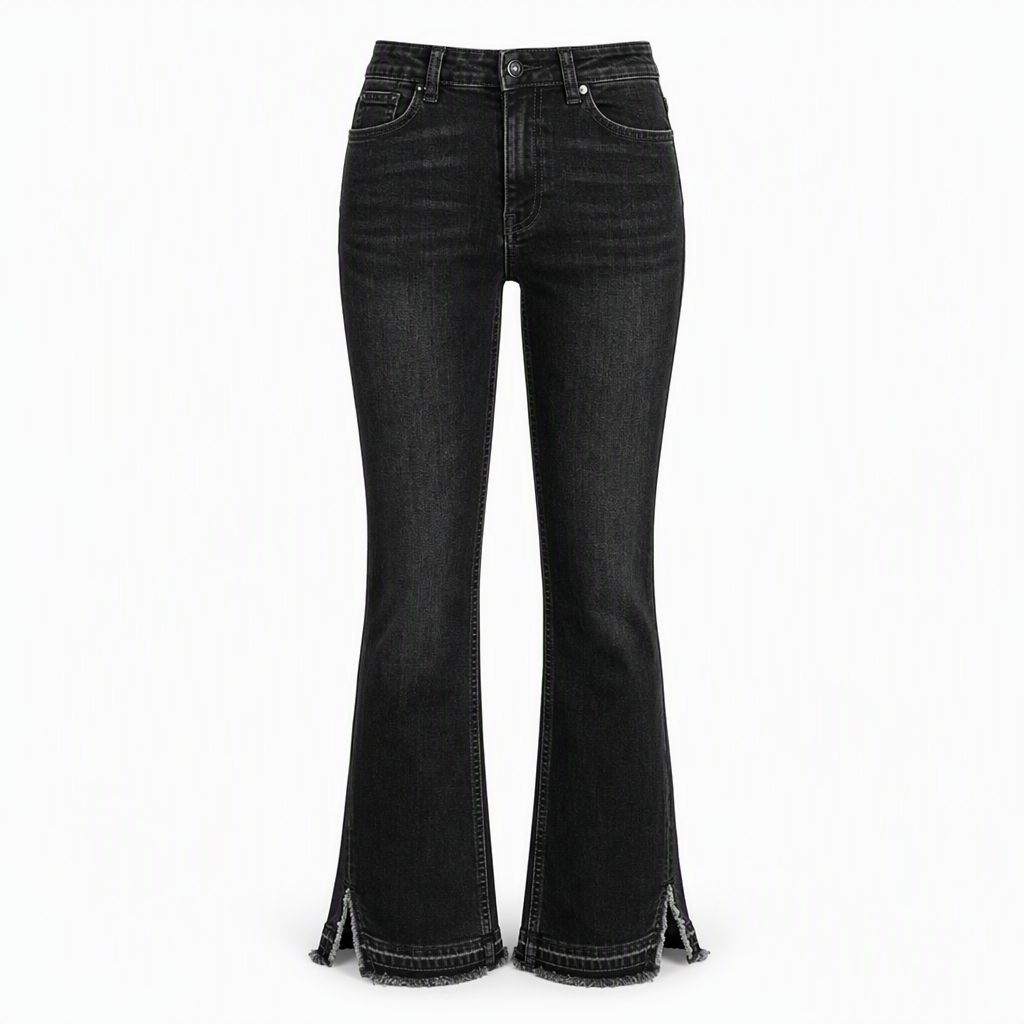 📢📢50% Rabatt!!! 🎉✨ Damen Retro Schlagjeans mit hoher Taille aus Denim