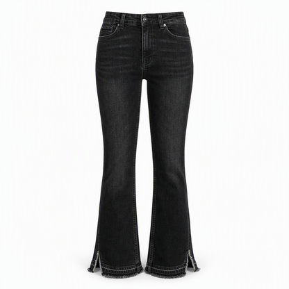 📢📢50% Rabatt!!! 🎉✨ Damen Retro Schlagjeans mit hoher Taille aus Denim