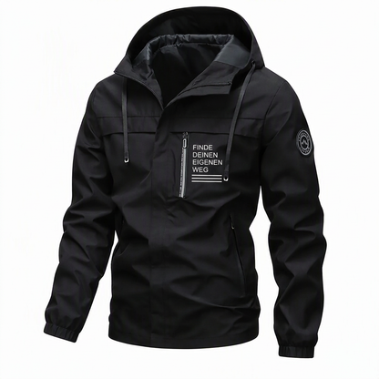 📢📢50% Rabatt!!! 🎉✨ Herren-Outdoor-Windjacke mit abnehmbarer Kapuze