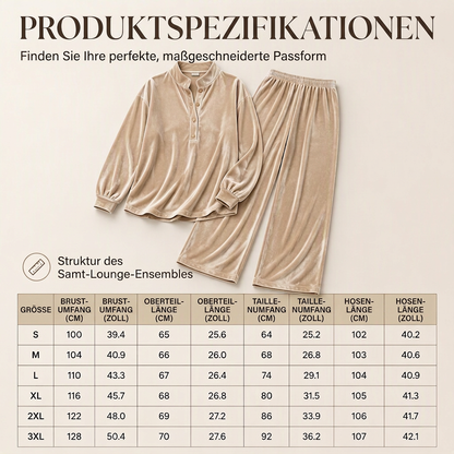 💎⭐ Top-bewertet – Velours-Set für Damen – elegant und bequem