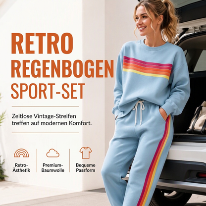 📢📢50% Rabatt!!! 🎉✨ Zweiteiliges Set aus lässigem Sweatshirt & Jogginghose für Damen